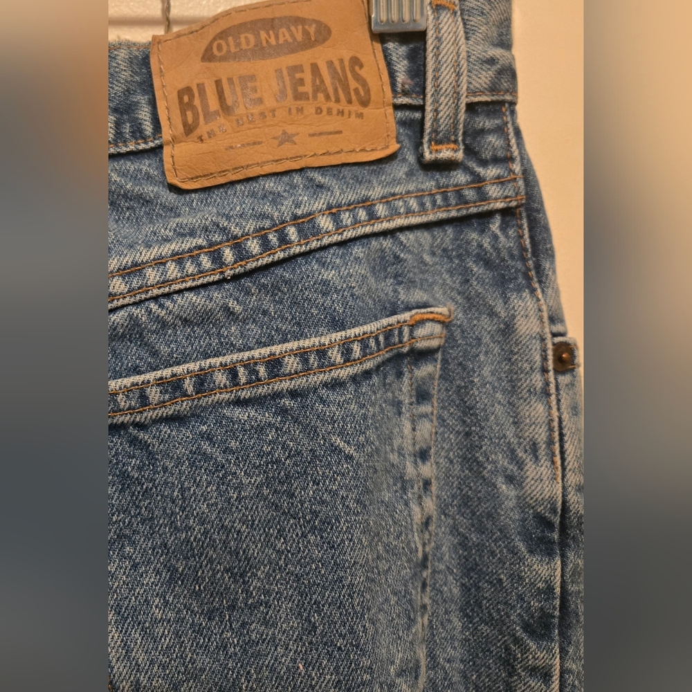 🌺Old Navy Boys Blue Straight Jeans Classic Style - Picture 3 of 4
